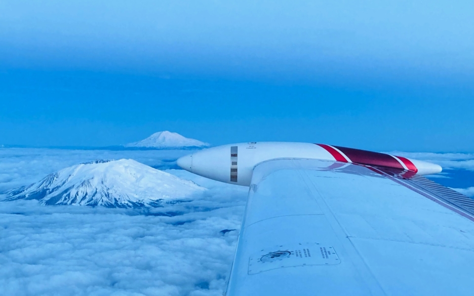Sightseeing Flight — View from the plane