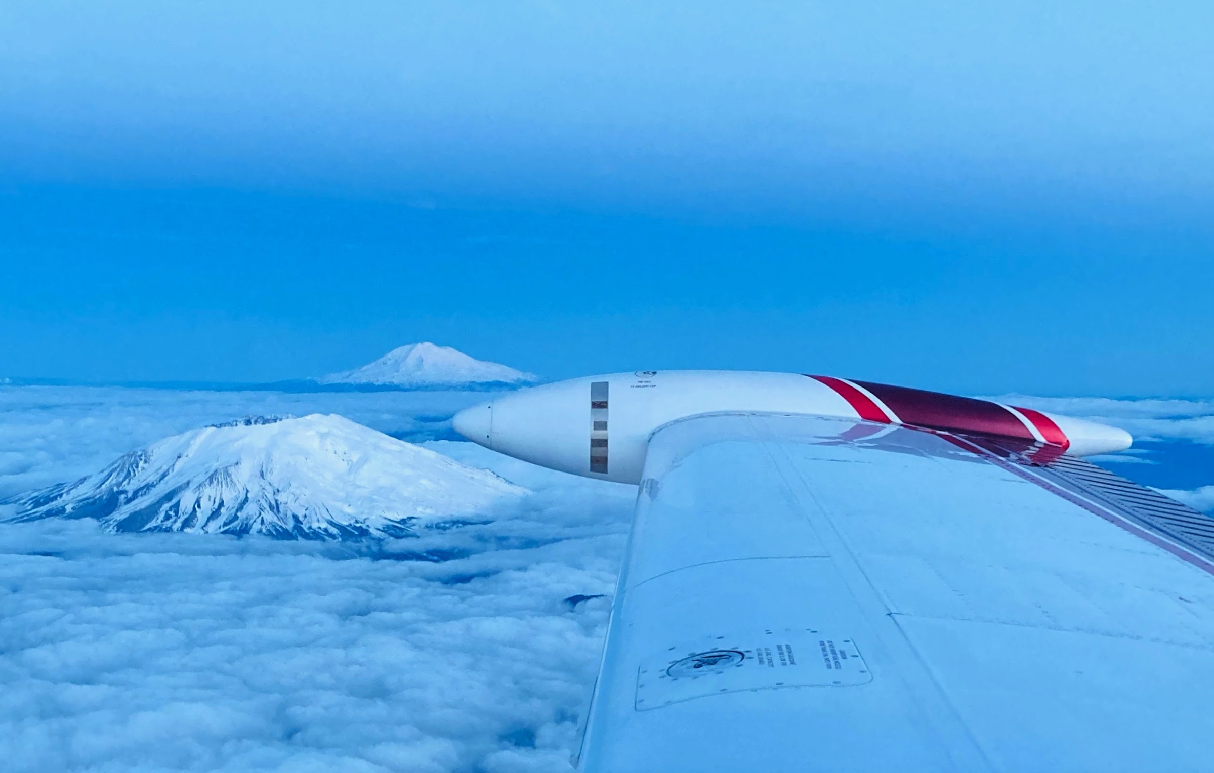 Sightseeing Flight — View from the plane
